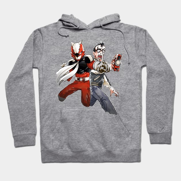 Go Fox Yourself! Hoodie by TheImmortalRedFox